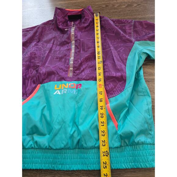 Under Armour Pride Windbreaker Men's M Colorblock Streetwear Statement Jacket - Picture 7 of 9